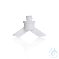 Paletta a braccia libere in PTFE 70 mm. connessione a vite Paletta in...